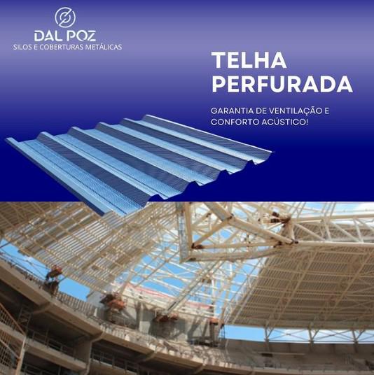 Telha Perfurada - uma solução que oferece conforto acústico e ventilação