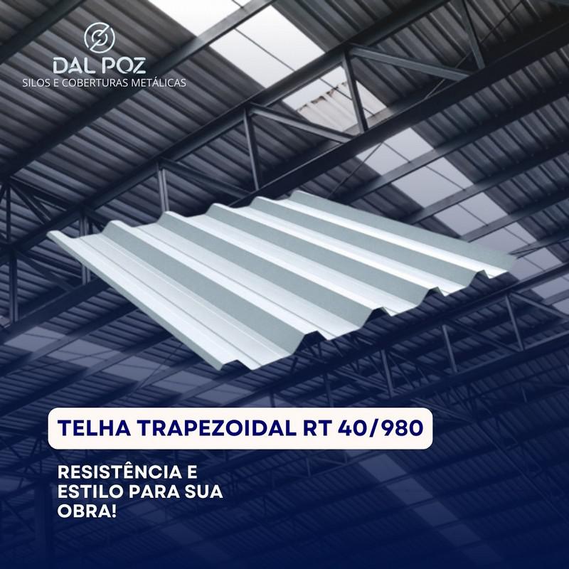 Telha Trapezoidal RT 40/980 - A escolha ideal para quem busca qualidade