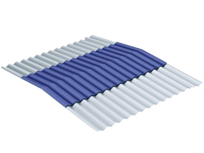 Cumeeira metálica termoacústica