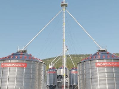 Silo metálico horizontal