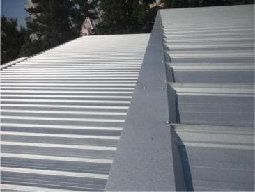 Telha metálica de aço