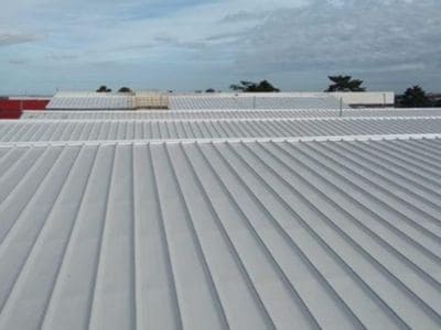 Telha metálica zipada galvanizada