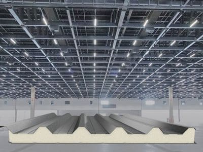 Telha térmica para supermercado